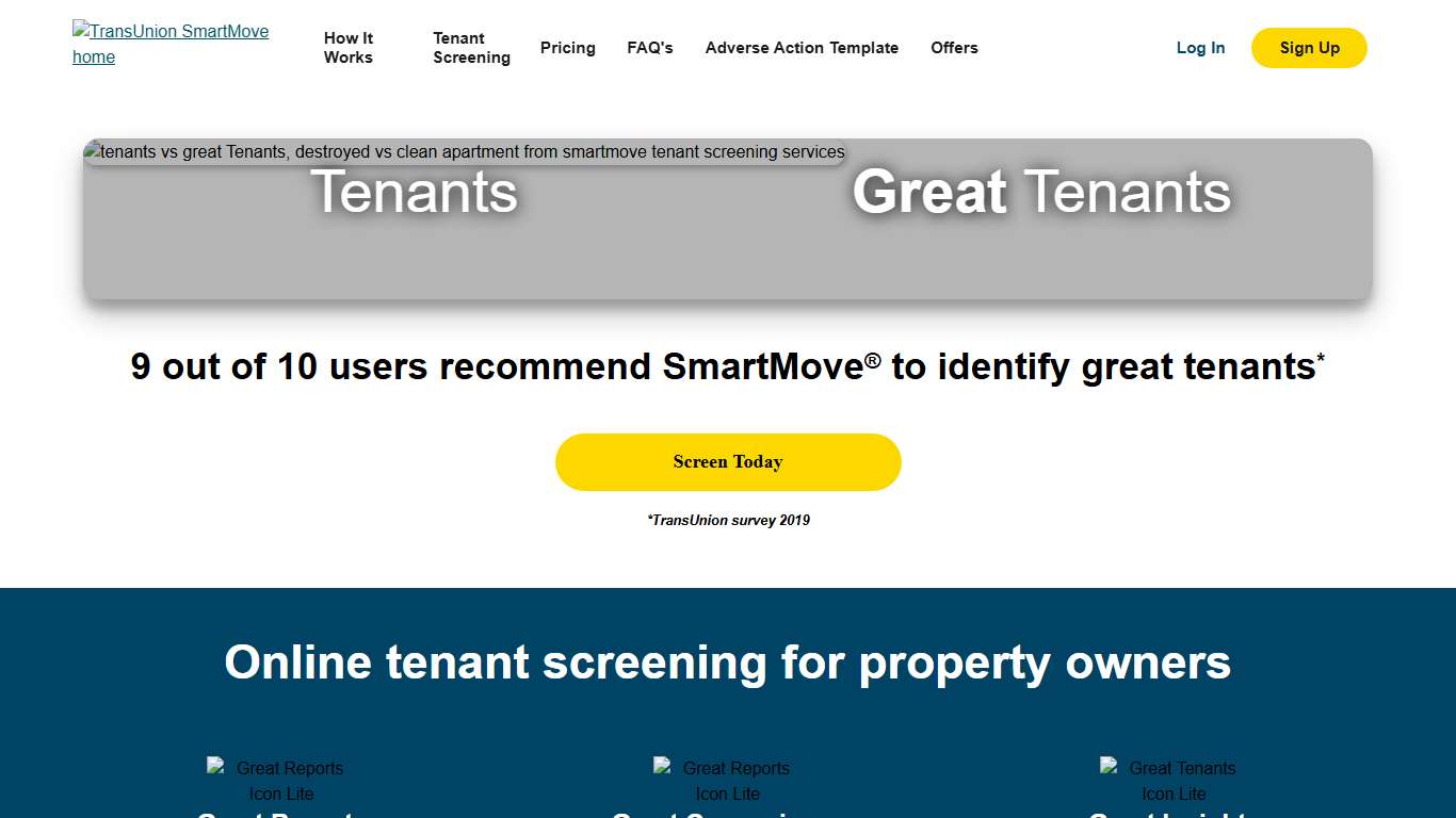 Tenant Screening Service & Tenant Background Checks | TransUnion SmartMove